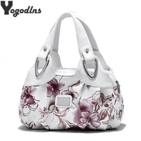 Sac à main de luxe en cuir PU pour femmes, Design floral, poignée supérieure, sacs à bandoulière, sacoche, fourre-tout 1