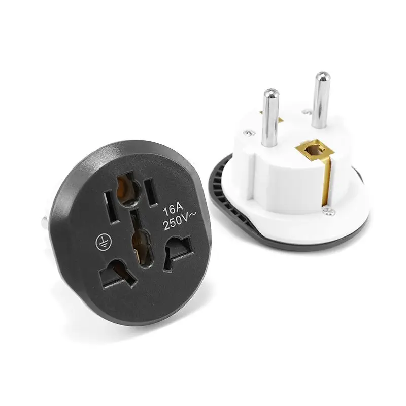 Adaptador de viaje Universal, enchufe eléctrico de Adaptador de enchufe de la UE, AU, UK, americano, americano, Americano, Europeo