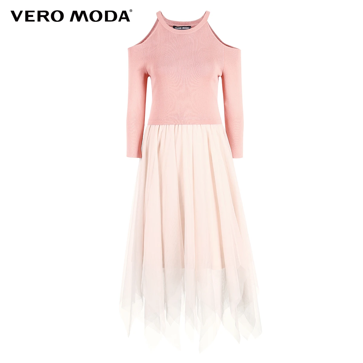 Vero Moda женское платье с открытыми плечами и 3/4 рукавами | 319161508