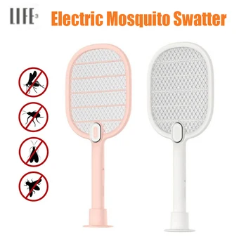 

3 life Electric Handheld Mosquito Swatter Electric Mosquito Killer Insect Fly Bug Mosquito Swatter Killer