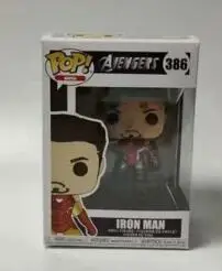 Funko поп Marvel Мстители Железный человек светодиодный светильник издание Виниловая фигурка куклы игрушки