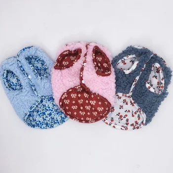 

Pet Autumn Winter Floral Patterns Vest Dog Thickened Costume Puppy Warm Coat Double Sides Available Clothing