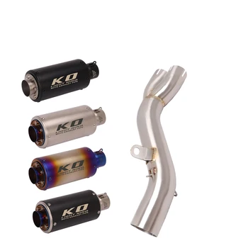 Escape Motorcycle Exhaust Mid Link Tube And 51mm Muffler Stainless Steel Exhaust System Modified For Duke 950/990 Adventure