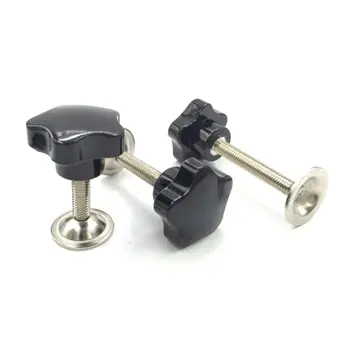 

5Pcs M8/M10 Hand-tightening Screw Torx Internal Thread Clamping Screw with Pressure Piece Five-star Handle