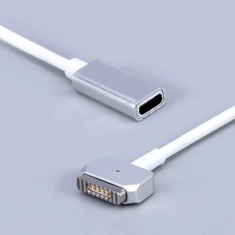 T-tip L- Tip Charger USB C Type Femal to Magsaf* 1 2 for Apple Macbook Pro Air 30W 45W 61W 65W 87W 100W Power Adapter | Компьютеры и