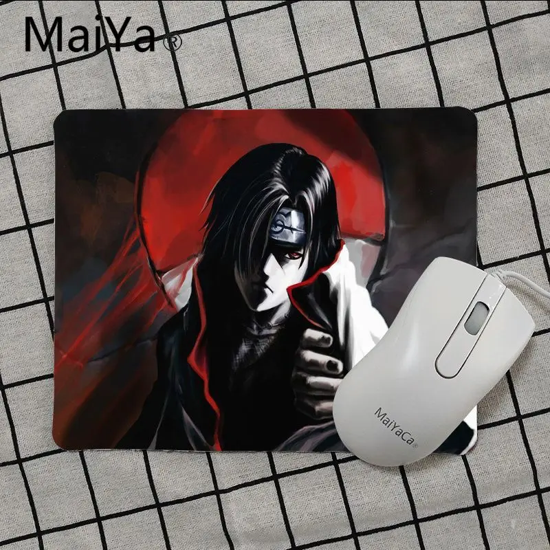 Maiya высокое качество Uchiha Itachi Naruto аниме резиновая мышь прочный Настольный коврик