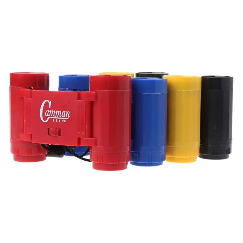 1pc 2.5 x 26 Kid Children Magnification Toy Binocular Telescope + Neck Tie Strap