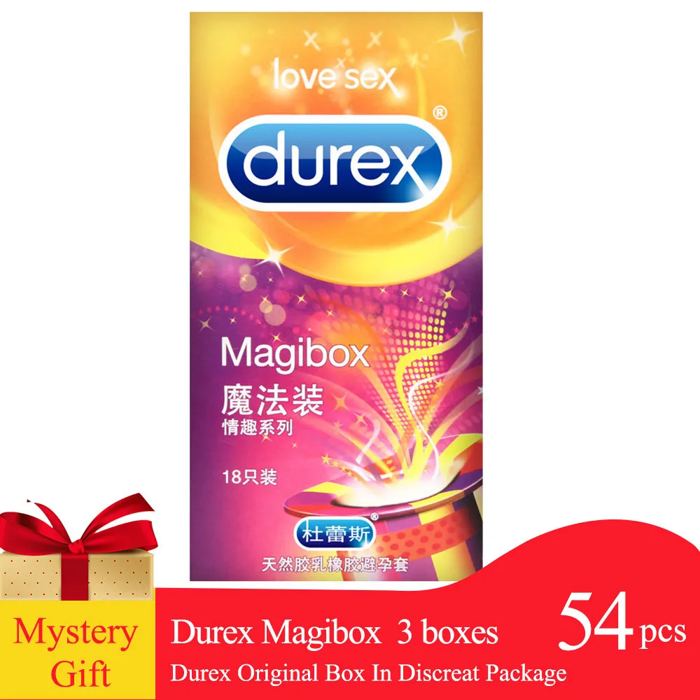 Презервативы Durex Magibox презервативы Pleasuremax теплые Tingle натуральный латекс XXL