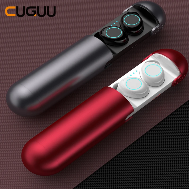 

Wireless TWS Bluetooth 5.0 Earphone Mini Earbuds Sport IPX8 Waterproof Music Headset Noise Cancelling Headphone For Xiaomi Phone