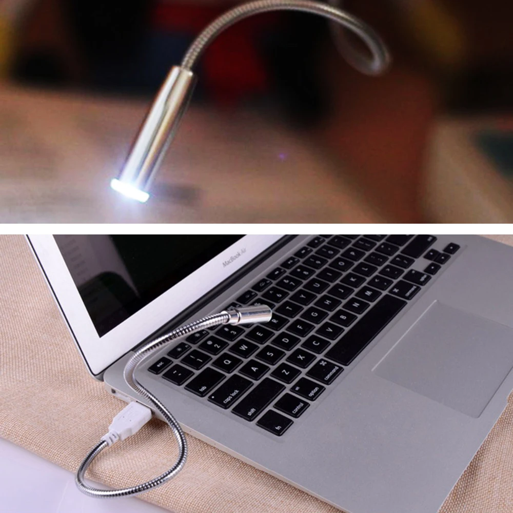 Гибкая светодиодная лампа с USB подсветкой настраиваемая для клавиатуры ноутбука