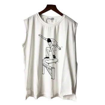 

ollie jump skateboard tattoo design poster print men women boy girl tank tops sleeveless tee spring summer