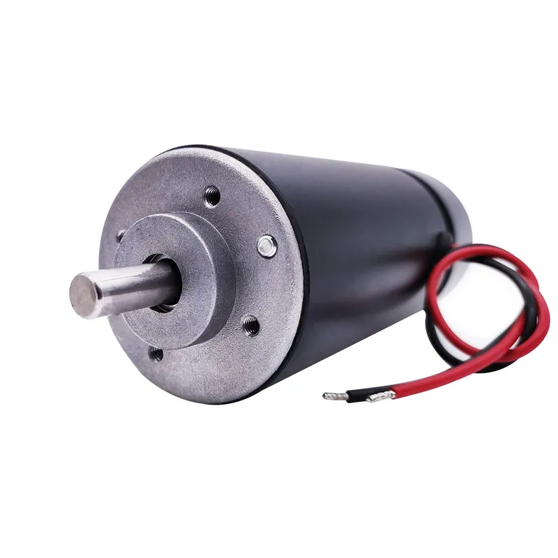 Machine Tool Spindle DC 12-48v 200W 300W 400W 500W 800W dc spindle motor brush air cool for CNC engraving machine images - 6