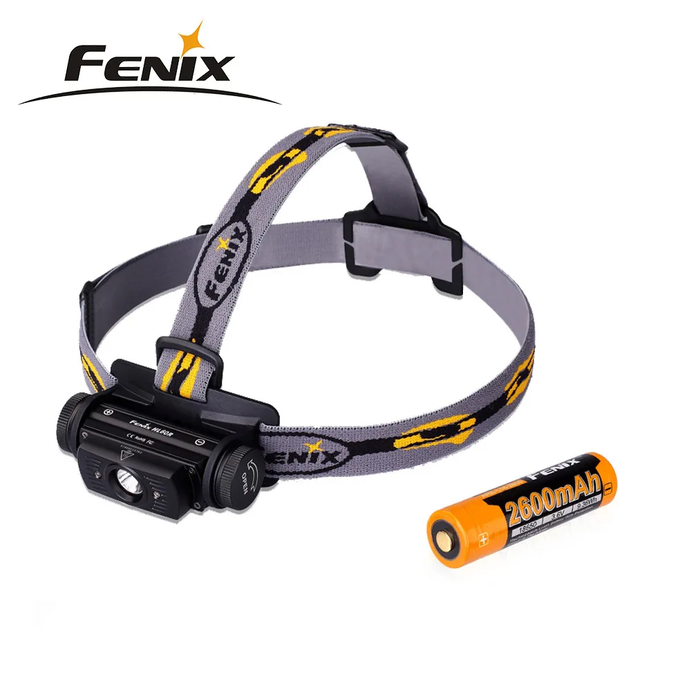 Fenix HL60R 950 люмен USB Перезаряжаемый CREE XM-L2 T6 светодиодный налобный фонарь с 2600 мАч 18650