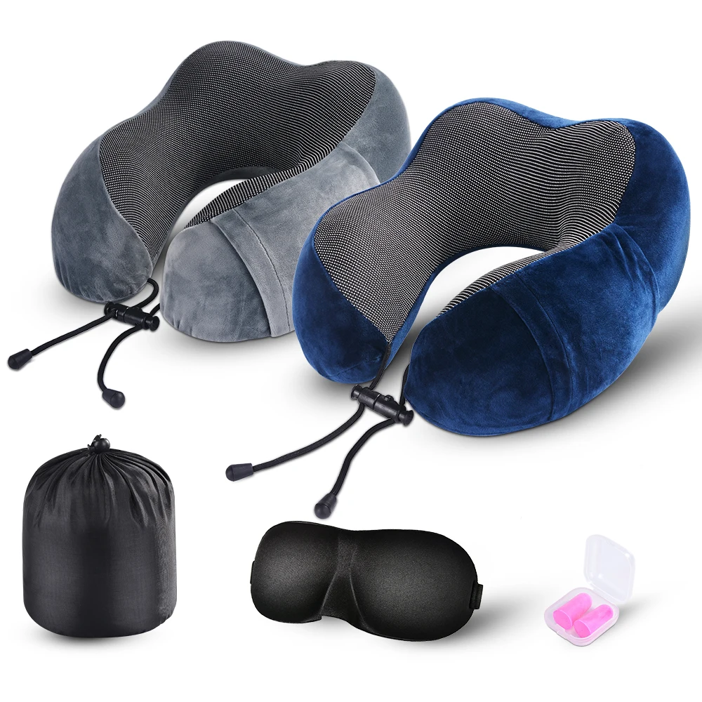 1 шт. u-образная подушка для путешествий аксессуары для путешествий постельные подкладки удобные подушки для сна домашний текстиль подушка для шеи из пены с эффектом памяти