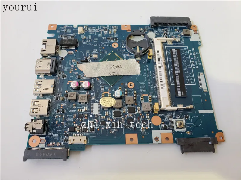 

yourui For Acer aspire ES1-531 Laptop motherboard 448.05302.0011 NBMZ811005 Mainboard with N3710 cpu Test ok