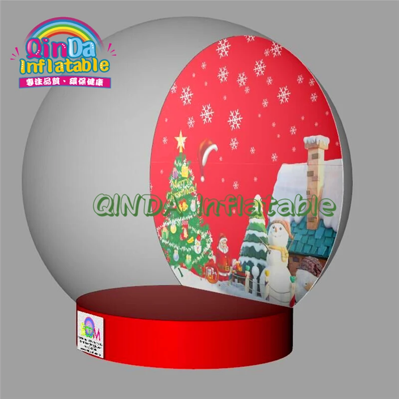 2019 Custom Clear Giant Inflatable Christmas Balls Decoration Snow Globes Snowing for Promotion | Игрушки и хобби