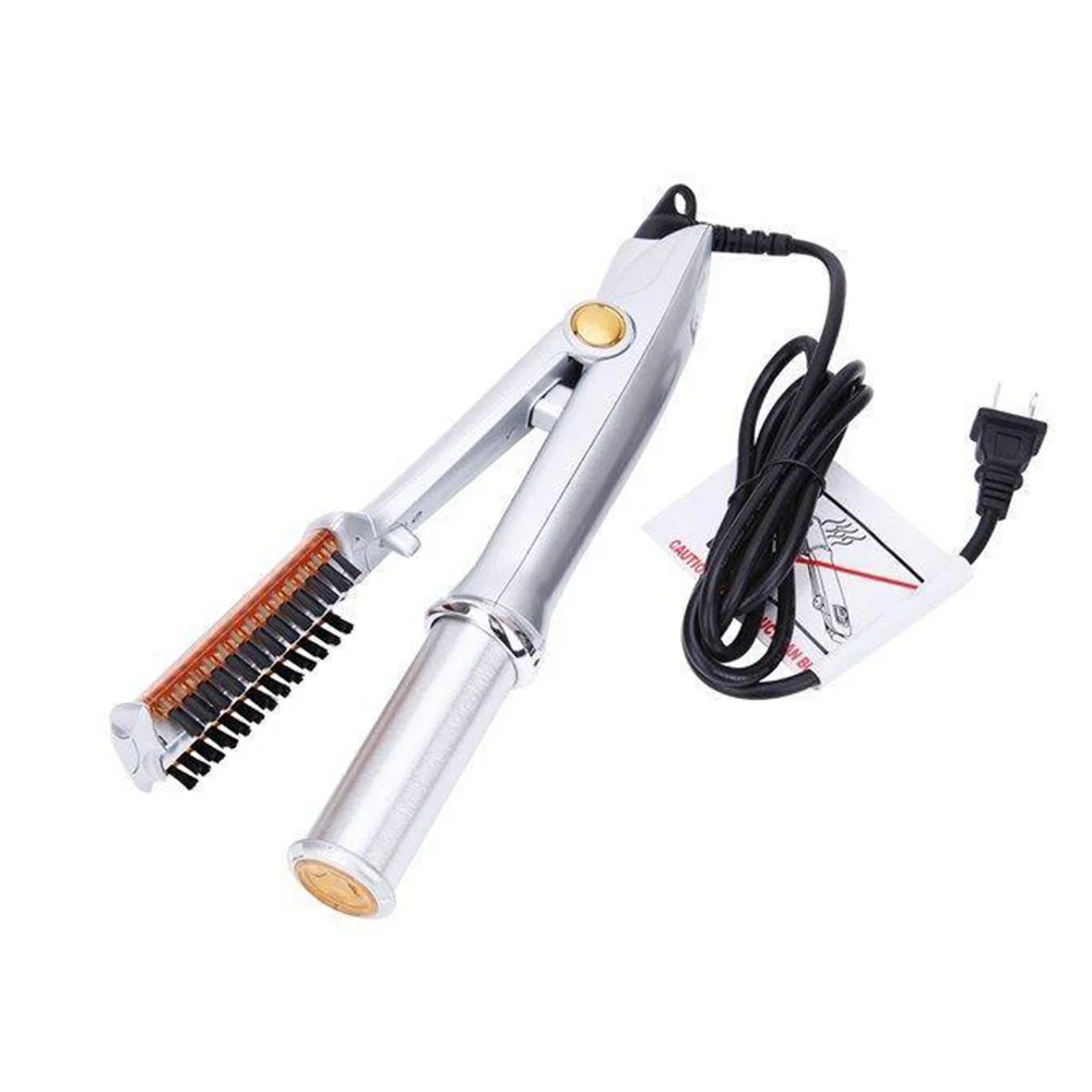 

Fast Hair Straightener Hair Brush Curling and Straightening Hairdressing Tools Electric Curling and Straightening Iron