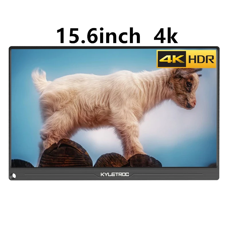 15," портативный монитор ПК 4K HD экран 1080p ips ЖК-Дисплей HDMI type-C USB для ноутбука телефона xbox переключатель ps4 игровой монитор - Цвет: 15.6-inch 4k