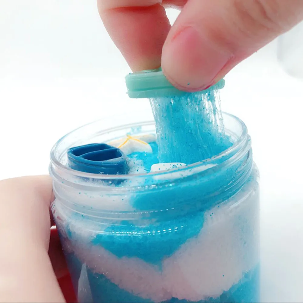 Squeeze tosslime Mud пушистая Floam Slime игрушка для снятия стресса Ananas Ароматические игрушки Sludge подарок Рождественский подарок Y815