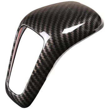 

ABS Carbon Fiber Car Interior Gear Shift Head Cover for Cayenne 2018 2019 Accessories