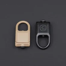 Tactical Quick Detach RSA GBB Buckle Rifle Sling Swivel Hook Mount Adapter For 20mm Rail Hunting Airsoft  Accessories