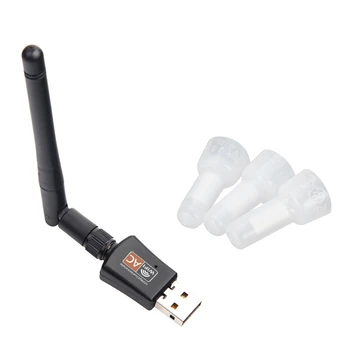 

101 Pcs Accessories: 1 Pcs Mini 5Ghz 2.4Ghz 600Mbps Wireless Dual Band 802.11AC USB WiFi Adapter & 100 Pcs CE-1X Terminals Press