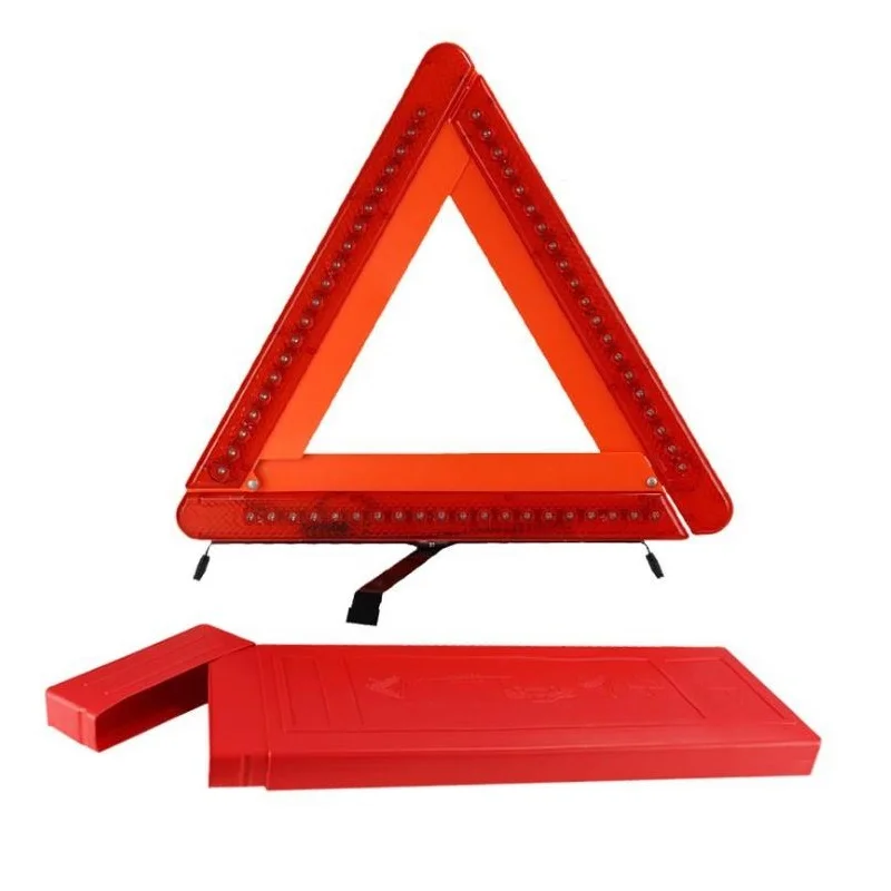 sinalização de emergência para tripé triangular de aviso led para luz emergência