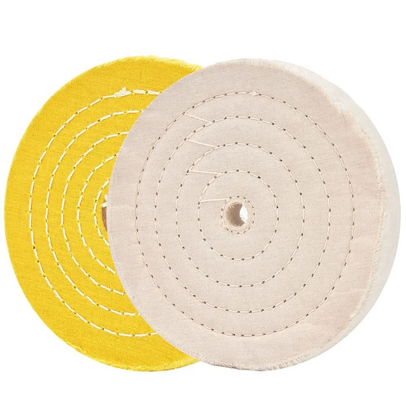 Polishing Discs Polishing Wheel Kit 2Pcs 150Mm Wheel Set For Table er Polisher With 12.7Mm Mandrel Hole grinding disc