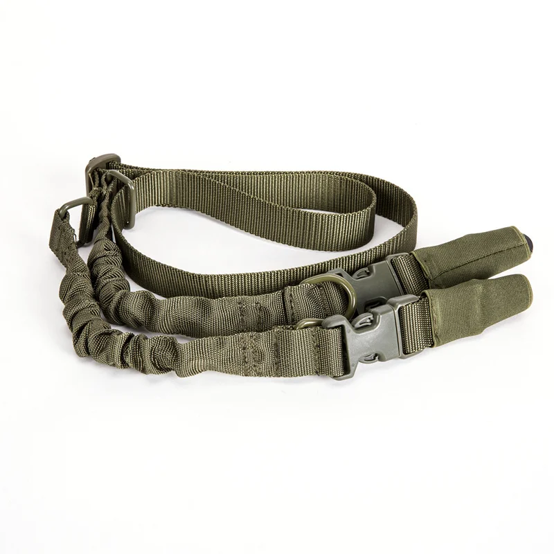 

Tactical Military Airsoft Hunting Two 2 Points Gun Sling Adjustable Shoulder Gun Rope Bungee Rifle Gun Accessories for Air-soft