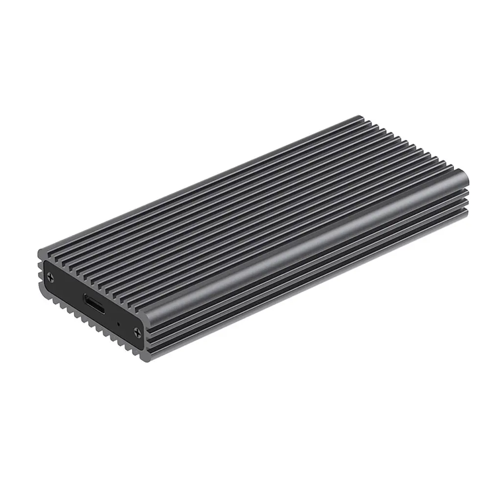 PC280A NGFF мобильный жесткий диск коробка M.2 USB3.0 SSD металлический твердотельный диск коробка type-c жесткий диск коробка Ssd мобильный серый - Цвет: two-wire