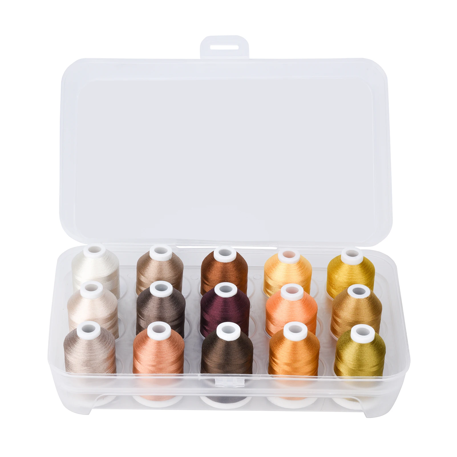 Simthread Brown Series Polyester Computer Machine Embroidery Thread ...
