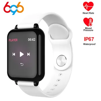 

B57 Smart Watch Blood Pressure Fitness Tracker Heart Rate Tracker IP67 Waterproof Bluetooth Smart Bracelet R16 Sport Wristwatch