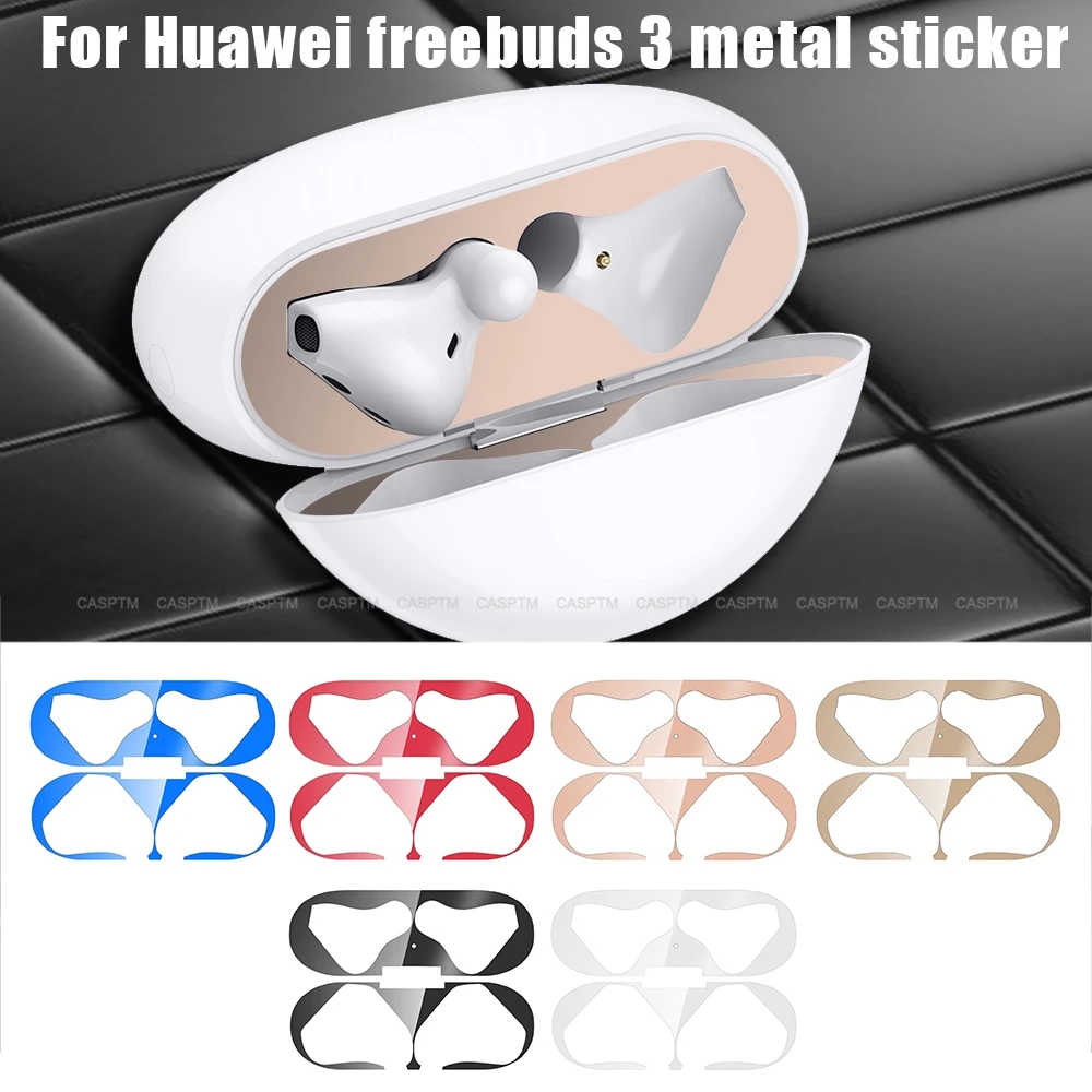 Ультратонкая металлическая Пылезащитная наклейка для Huawei Freebuds 3 защитная