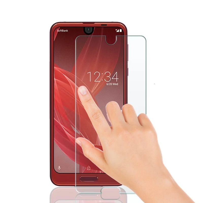 Закаленное стекло для острого Aquos R2 протектор экрана SH-03K жесткий 9H SHV42