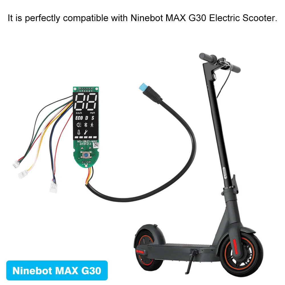 Vbestlife Electric Scooter Dashboard Circuit Board Panel Cover Compatible with Ninebot MAXG30 Electric Scooter 