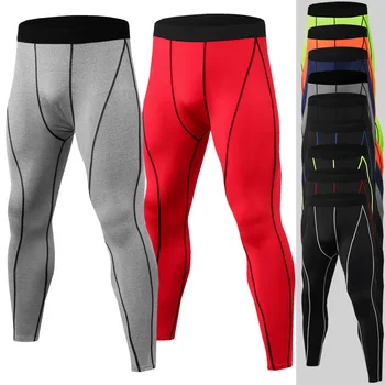 

Sports Pants Men's Fitness Running Training Pants Breathable Quick Drying Pants Men's Elastic Tights
