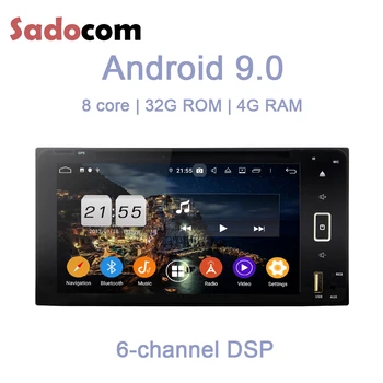 

DSP IPS Android 9.0 4GB RAM Car DVD Player Wifi 4G RDS RADIO GPS Glonass map BT For Toyota RAV4 Corolla Vios Hilux Land Cruiser