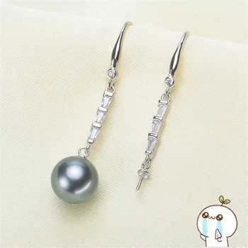 

Beautiful Hot Wholesale Earrings Findings, Women DIY Pearl Earrings Settings Classic Design