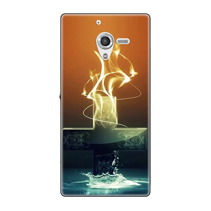 Мягкие чехлы для sony Xperia ZL непосредственный сбыт из L35H C6502 C6503 C6506 5," чехол с принтом(розы); волк милый чехол-крышка с узорами чехол для телефона чехол Fundas Para - Цвет: A208