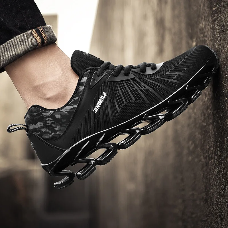 

New Style Blade Mesh Casual Sports Shoes 2018 Autumn Men Running Shoes Breathable Lightweight MEN'S SHOES