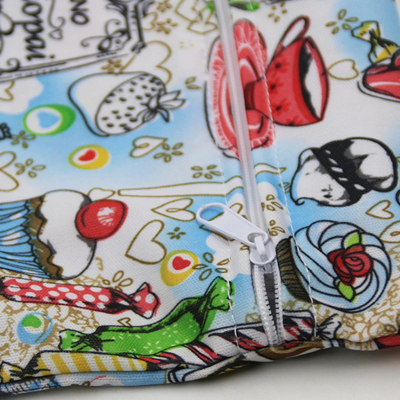 Diaper bag Pororo Mommy Bag Baby Diaper Bag Waterproof Cloth Nappy Storage Bags Wet Size 30*40cm PUL Printed Single Pocket cute pattern