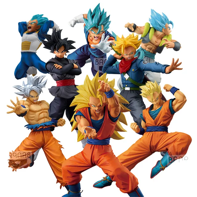 Boneco do goku articulado super sayajin 2 fullpower, casas bahia