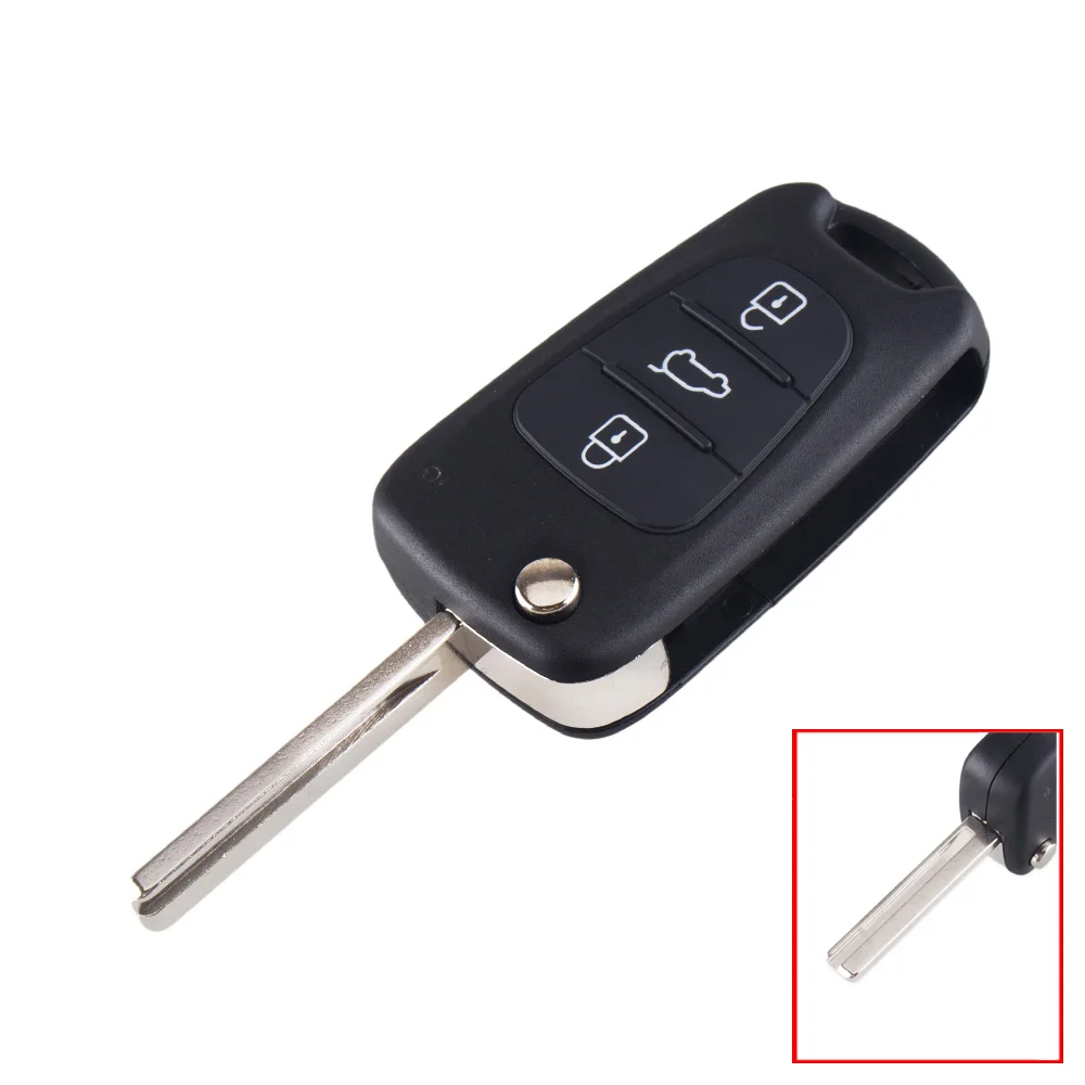 KEYYOU 3 Pulsante di Vibrazione Chiave A Distanza di Chiave Dell'automobile Borsette Per Hyundai Avante I30 IX35 Per Kia K2 K5 Sorento Sportage auto Caso Chiave Per Lo Styling 8 9logo2