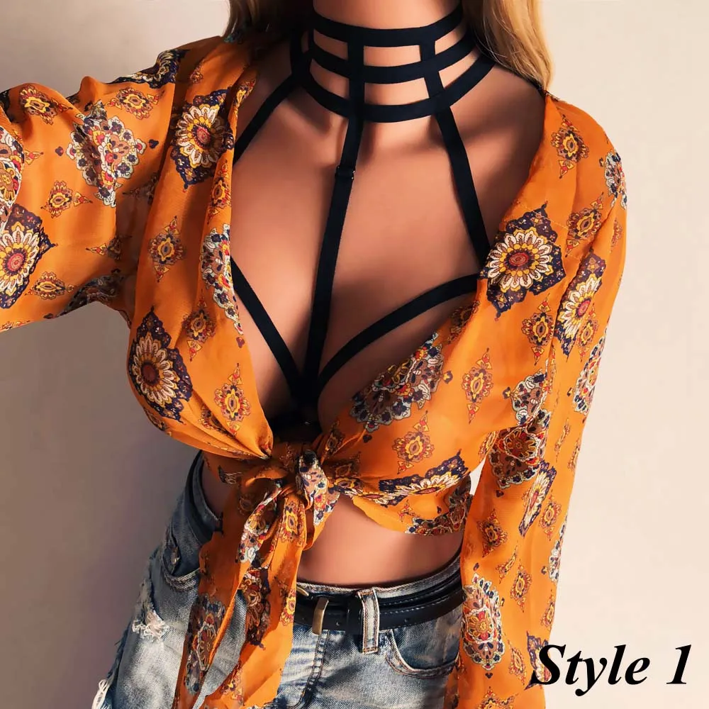 Style 1 1 шт., новинка, летнее женское модное сексуальное нижнее белье, бюстгальтер в клетку, топы, пуш-ап, бюстье с подтяжками, нижнее белье - Color: Style 1