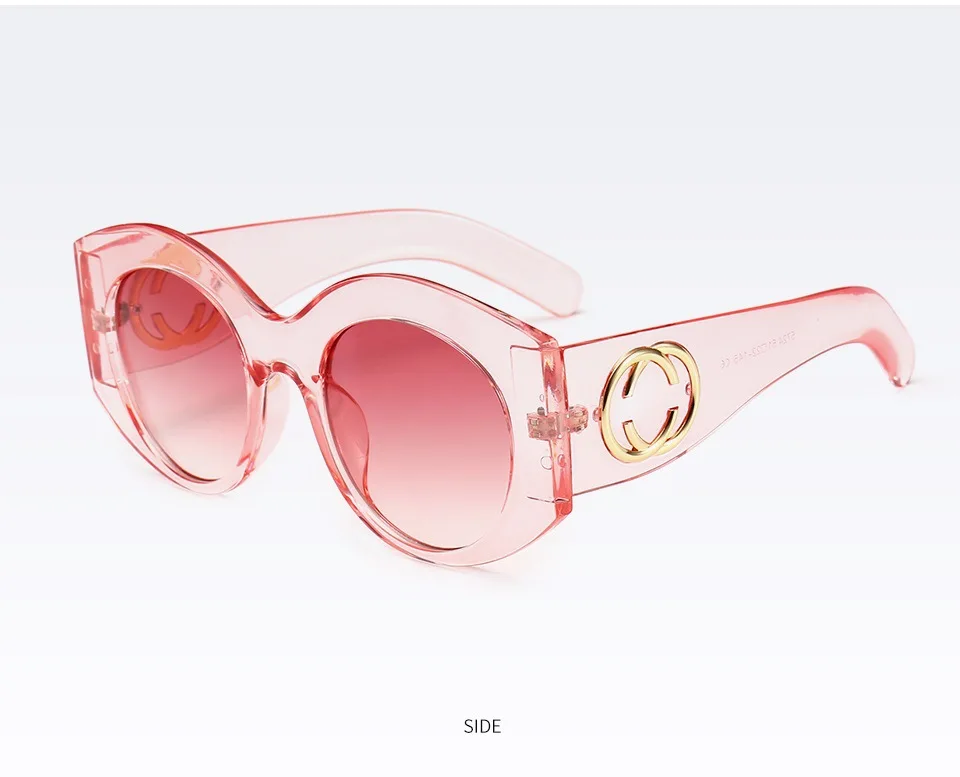 JASPEER Круглые Солнцезащитные очки для женщин и мужчин модные роскошные брендовые дизайнерские винтажные маленькие пастические оправы женские очки