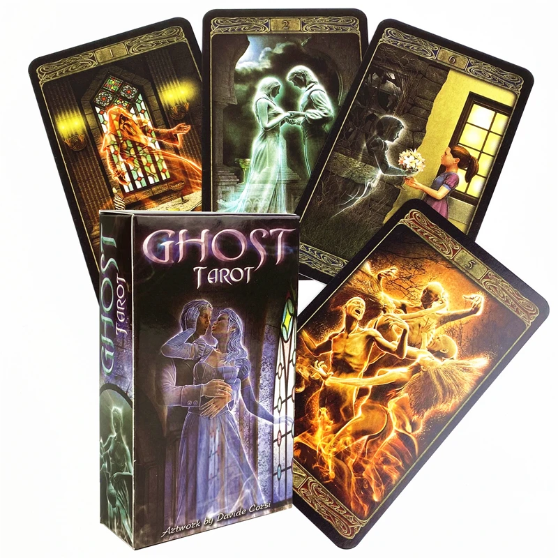 Hot Sell Ghost Tarot Guidance Fate Divination Oracle Deck Family Party Board Game Cards mini size universal tarot deck leisure party table game high quality fortune telling prophecy oracle cards with guide book