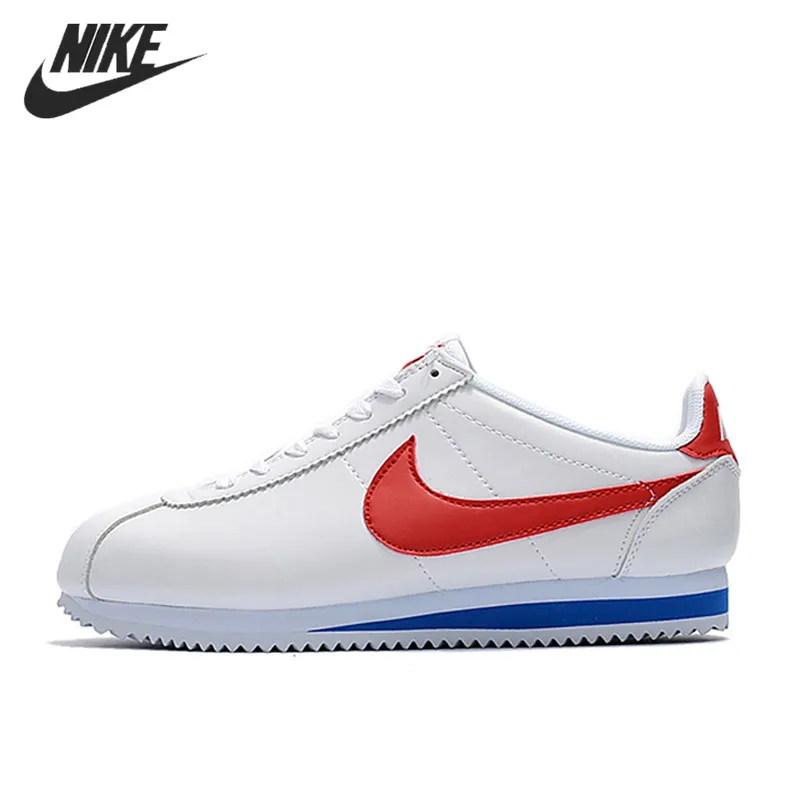 Nike CLASSIC CORTEZ Женская кожаная спортивная обувь для мужчин стабильность супер