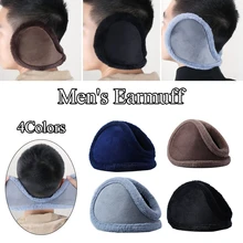 

Winter Warm Earmuffs Outdoor Riding Thicken Widen Headphones Imitation Rabbit Fur Men Ear Cover Protector Plush Soft Ear Mask