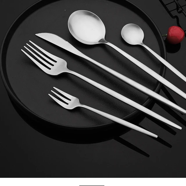 Set Posate Da Insalata 4 Pezzi - Acciaio Inox, 20cm, Per Cucina, Ristorante E Feste - Foto 10