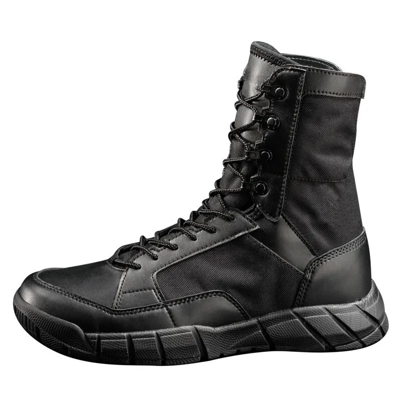 Men Outdoor Climbing Training Waterproof Military Tactical Boots Sports Camping Hiking Ultralight Breathable Combat High Shoes | Спорт и